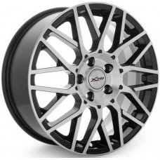 Диск R17 4x100 7,0J ET43 60,1 X'trike X-131 BK/FP