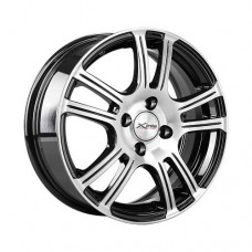 Диск R15 4x100 6,0J ET35 D67,1 X'trike X-105М BK/FP