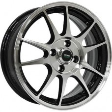 Диск R15 4x98 6J ET35 D58,6 Megami MGM-5 BKF