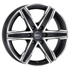 Диск R20 6x139,7 9J ET38 D67,1 MAK King 6 Ice Black