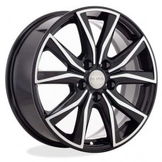 Диск R17 5x114,3 7J ET40 66,1 K&K КС867 (ZV 17_Qashqai J11) алмаз черный