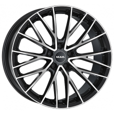 Диск R22 5x112 11,5J ET43 D66,6 MAK Speciale-D Black Mirror